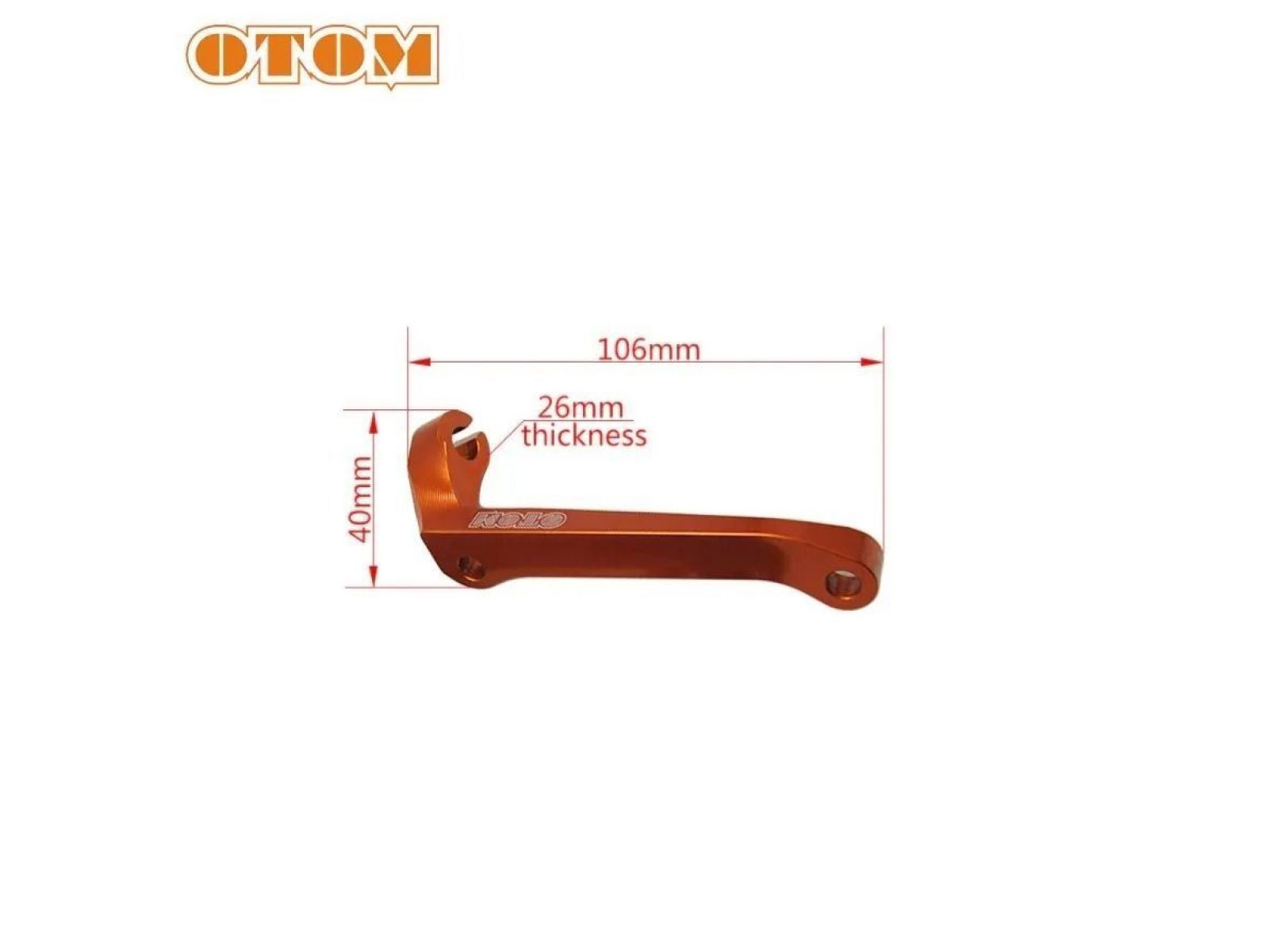 Опора троса сцепления OTOM RACING NC250/NC450 CNC красная